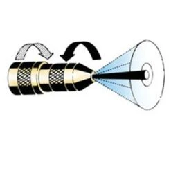 Mesto Adjustable Plastic Nozzle 65 Degree Full Jet 1309