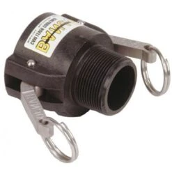 Banjo Quick Release Cam Lever Coupler X Male Thread 3/4" - 3"